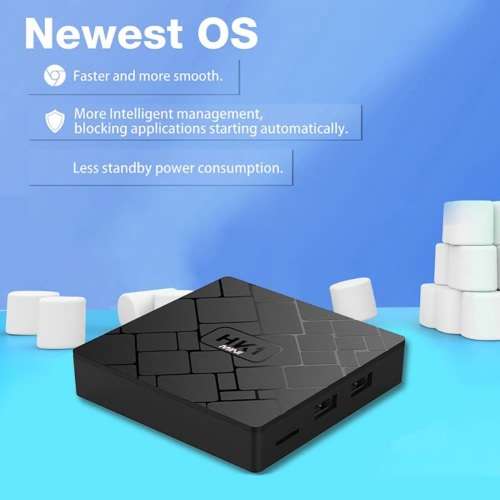 HK1 Mini Quad Core 2+16GB 4K HD WiFi TV Set-Top Box Media Player for Android 9.0