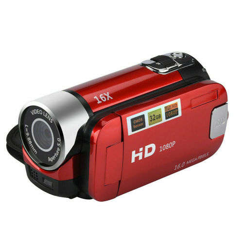 2.7 Inch 1080P HD Camcorder Digital Video Camera TFT LCD 16MP 16x Zoom DV AV Night Vision