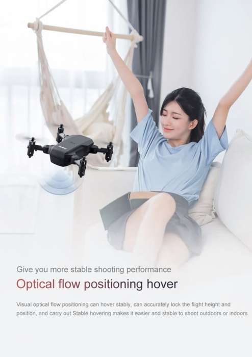 Mini Pocket Drone With 4K 1080P Dual Camera Optical Flow Positioning Foldable RC Quadcopter RTF