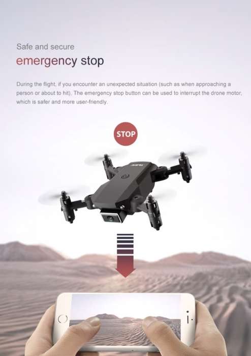 Mini Pocket Drone With 4K 1080P Dual Camera Optical Flow Positioning Foldable RC Quadcopter RTF