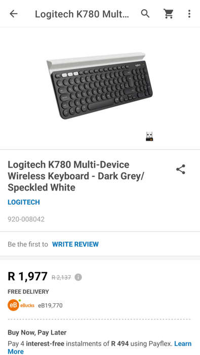 Logitech K780 Keyboard