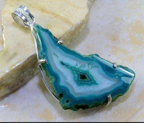 ENORMOUS! STUNNING DRUZY PENDANT 3 1/4"!