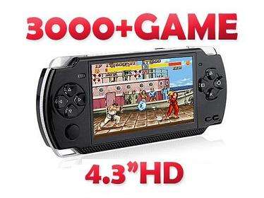 3000 Games Installed 4.3 inch Game Player High Quality MP3/MP4/MP5/ Multimedia Player PSP TV Out