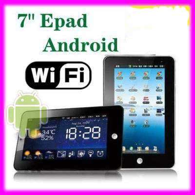 2011 Newest 7" Google ePad Android 2.2 Notebook Tablet PC Wifi