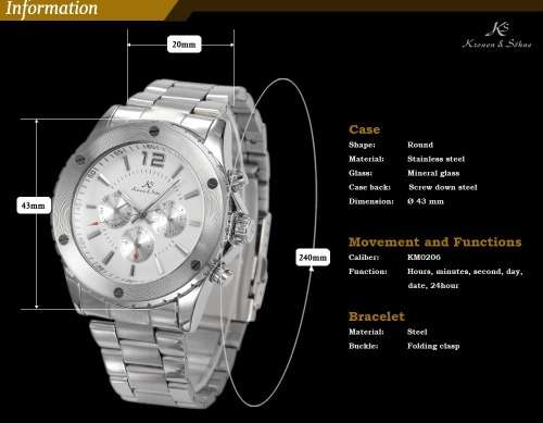KRONEN & SÖHNE NAVIGATOR Automatic Watch with Box & Papers (KSNG001)