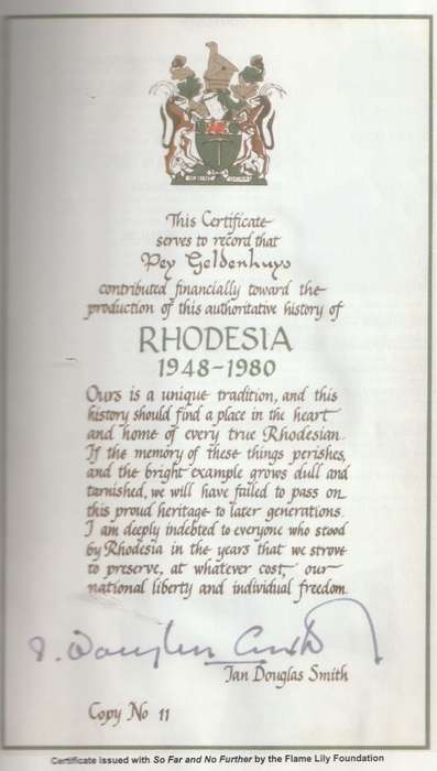 RHODESIAN AIR FORCE OPERATIONS: WITH AIRSTRIKE LOG - `Prop` Preller Geldenhuys
