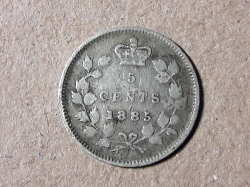 1885 CANADA  5 Cents - Victoria