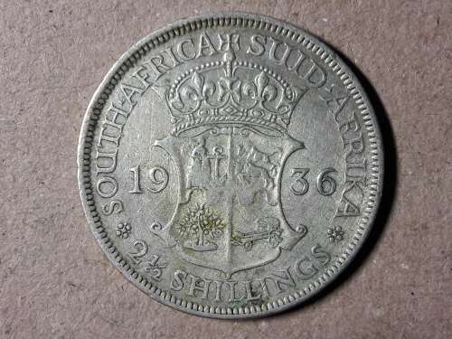 1936 SA UNION 2.5 SHILLINGS