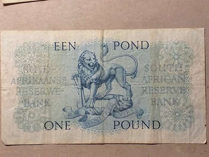 18. 2. 54. RSA ONE POUND NOTE