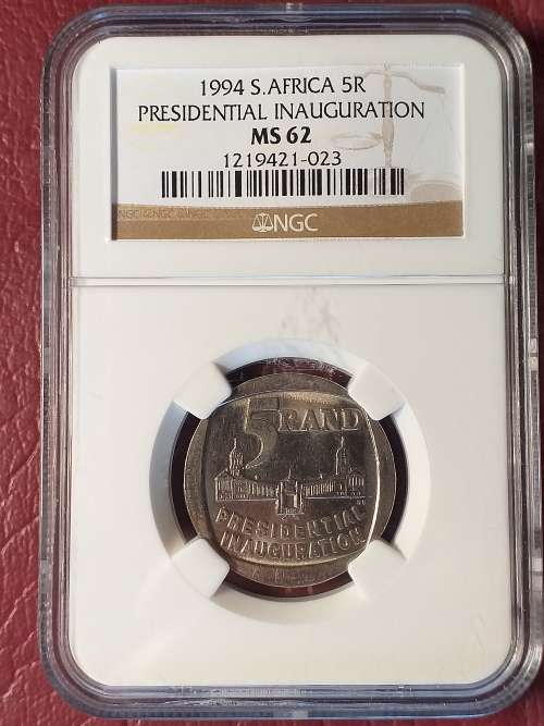 1994 RSA INAUGURATION R5 - NGC GRADED MS 62