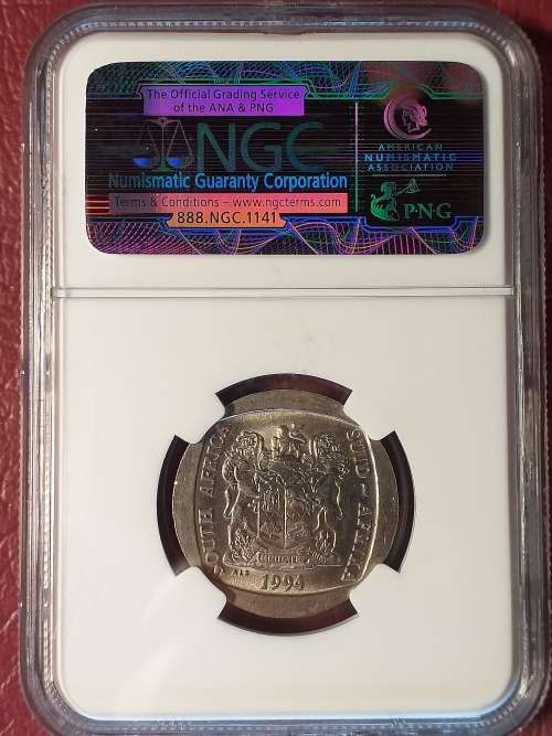 1994 RSA INAUGURATION R5 - NGC GRADED MS 62