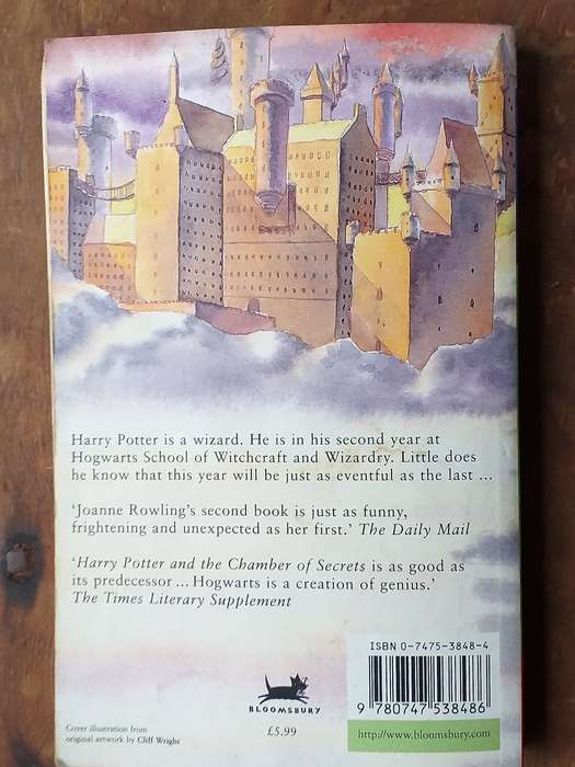 HARRY POTTER AND THE CHAMBER OF SECRETS BY J.K. ROWLING