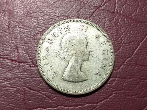 1956 SA UNION SILVER 2.5 SHILLINGS