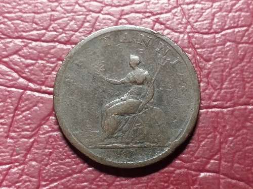 1807 BRITISH ½ Penny - George III