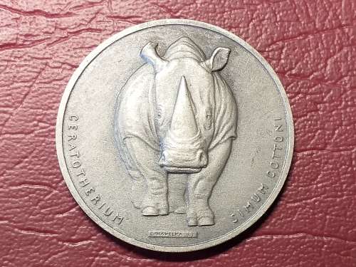 ZOO DVUR KRALOVE CZECHOSLOVAKIA MEDALLION - [28 g, Diameter 40 mm]