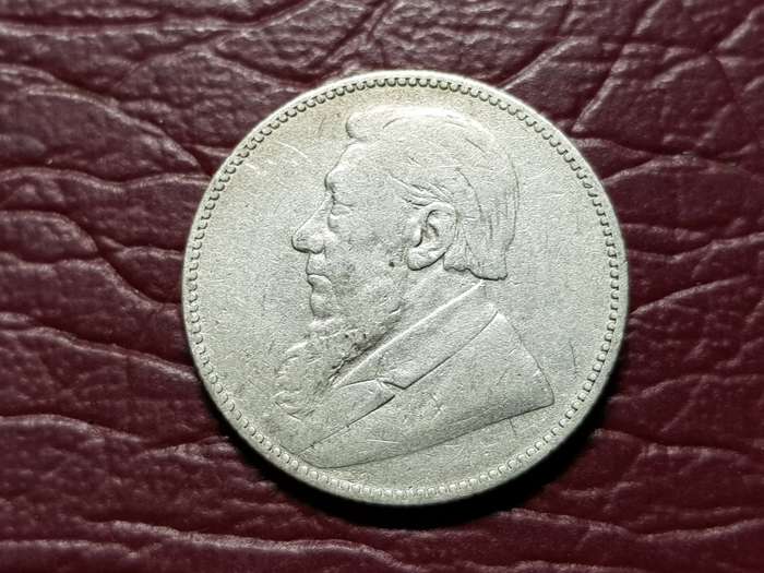 1896 ZAR STERLING SILVER SHILLING