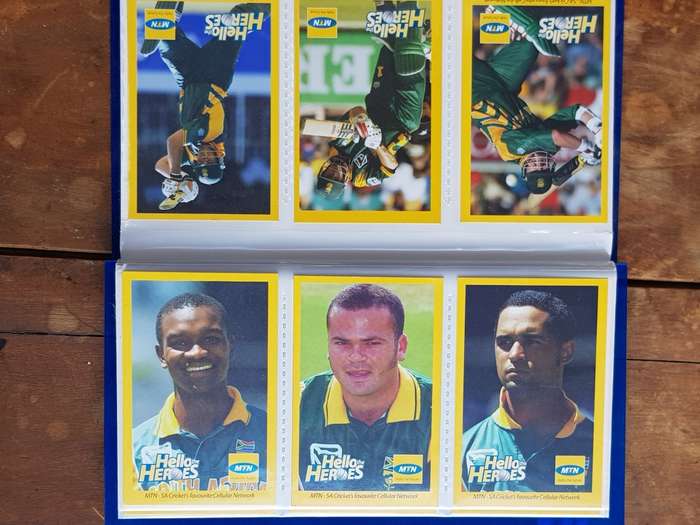 35 x MTN CRICKET COLLECTABLE CARDS - [Bid per card to take all.]
