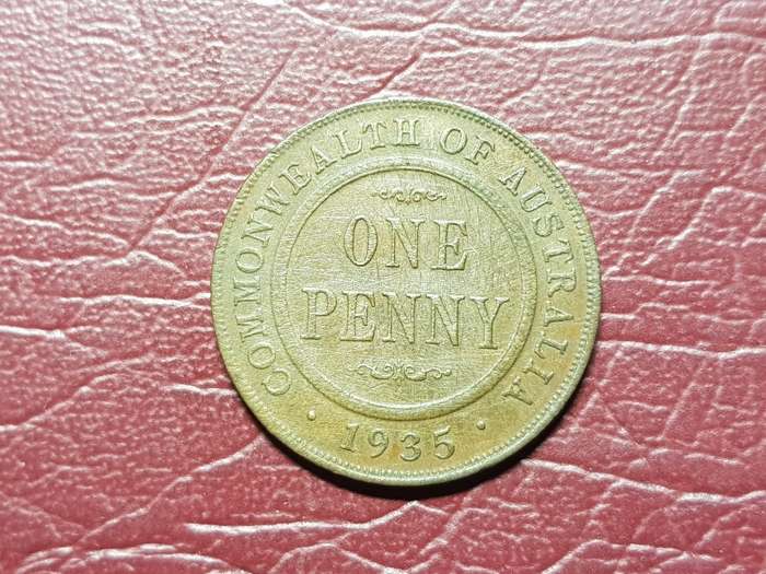 1935 Australia 1 Penny - George V