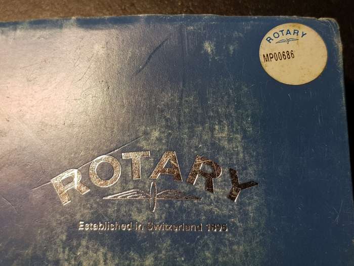 ROTARY POCKET WATCH IN ORIGINAL BOX IN EXCELENT WORKING CONDITION