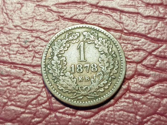 1878 HUNGARY 1 Kreuzer - Francis Joseph I