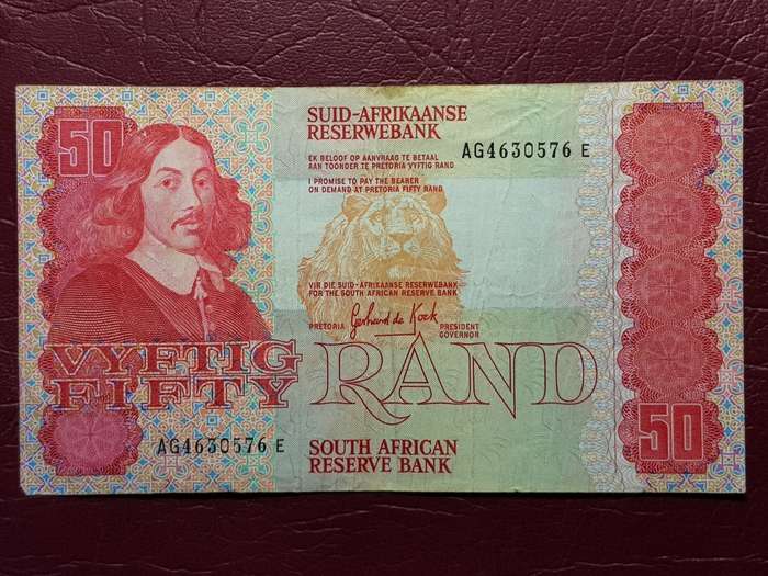 RSA R50 Note - Gerhard De Kock