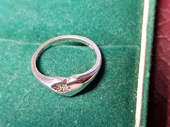 Lovely Genuine Solid Sterling Silver Toe Ring In Excellent Condition - [1,2 g]