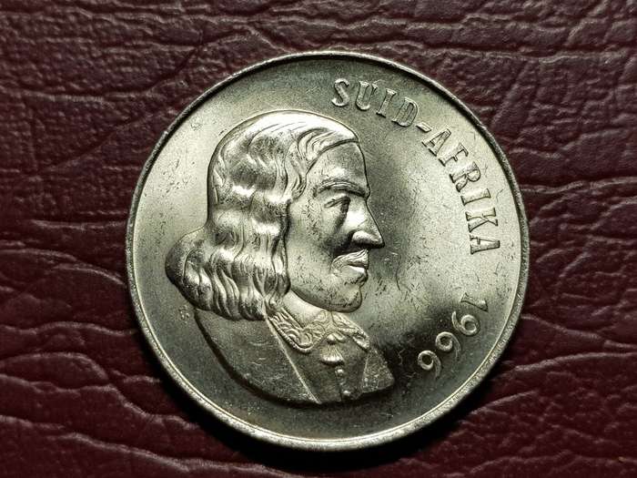 1966 RSA Silver Rand [A] - Filled `O` On `DEO` - Mint State