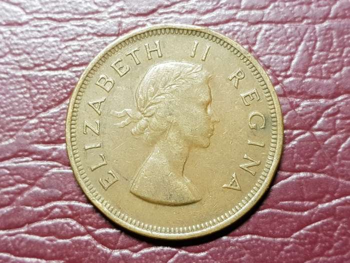 1954 SA Union 1 Penny