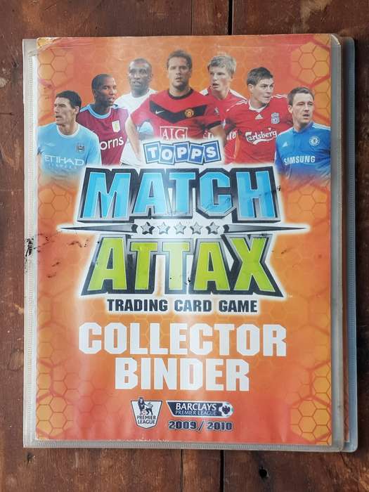 95 x Soccer Trading Cards 2009/10 In Collector Binder - [Bid per card to take all]