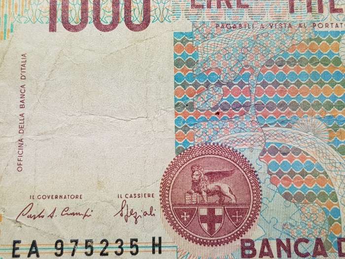Italy 1000 Lire Montessori
