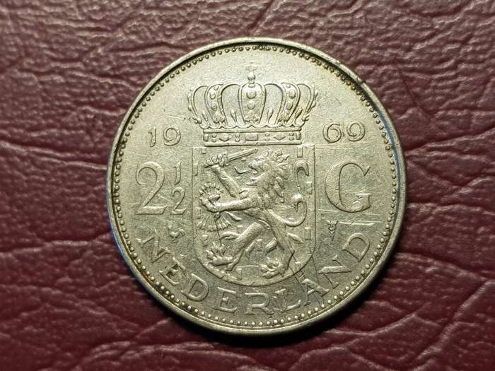 1960 Netherlands Silver 2½ Gulden - Juliana