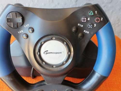 PS2 STEERING WHEEL IN COMPLETE CONDITION NOT TESTED