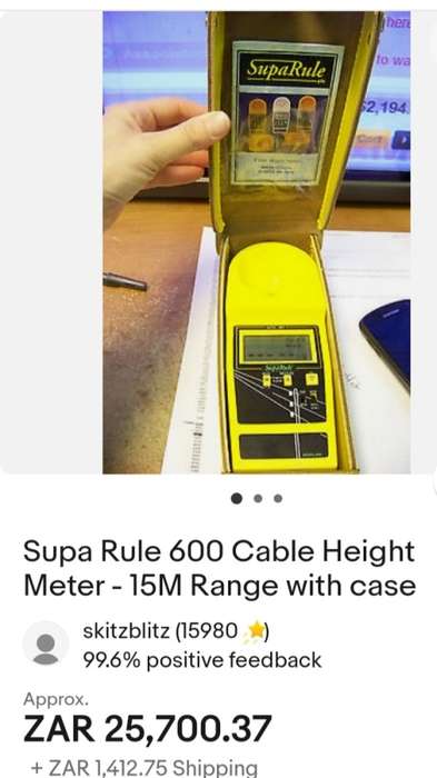 SUPARULE MODEL 600 HEIGHT METER IN GOOD OVERALL CONDITION