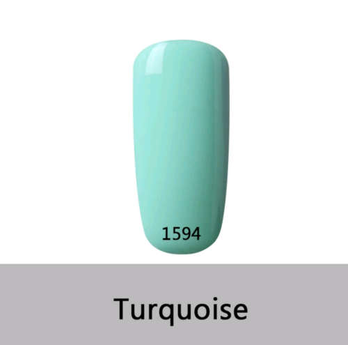 ELITE99 TURQUOISE COLOUR GEL POLISH!!! UV LED!!! SOAK OFF!! 7ML (#1594)