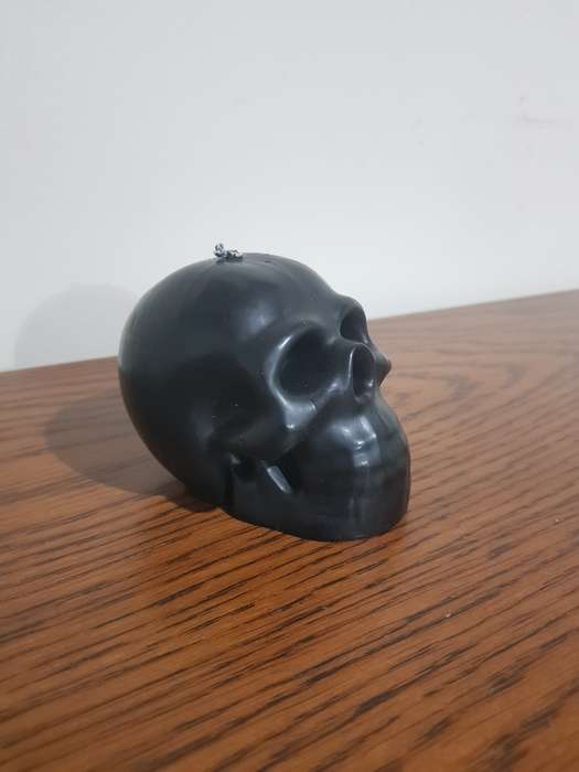 Skull Candle - Black 10cm