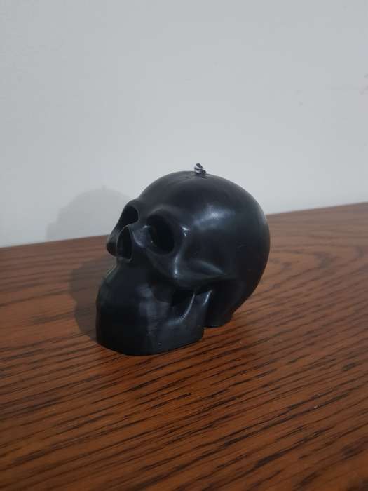 Skull Candle - Black 10cm