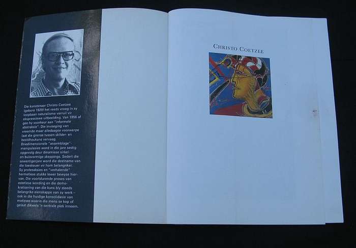 AWESOME SUPER RARE 1 OF A KIND AUTOGRAPHED CHRISTO COETZEE ART BOOK WITH PROVENANCE ...WOW !!!!