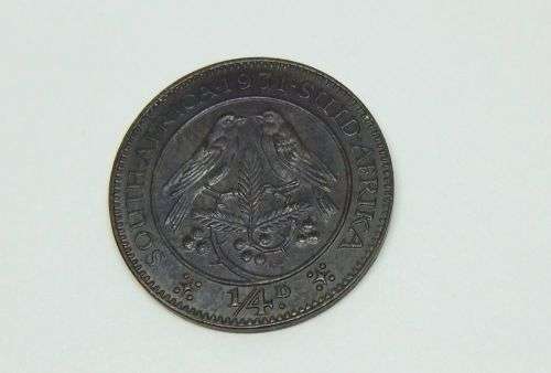 CONDITION !! A STUNNING RARE 1931 FARTHING SOUTH AFRICA / SUID AFRIKA !! MUST HAVE !! FREE COMBINING