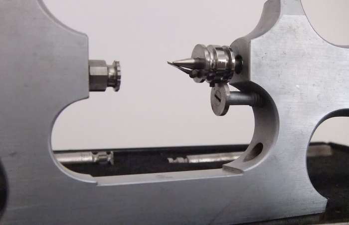 RARE FIND !! AN ANTIQUE WATCHMAKERS SWIVEL LATHE TOOL IN GOOD CONDITION !! PLUS ACCESSORIES !!