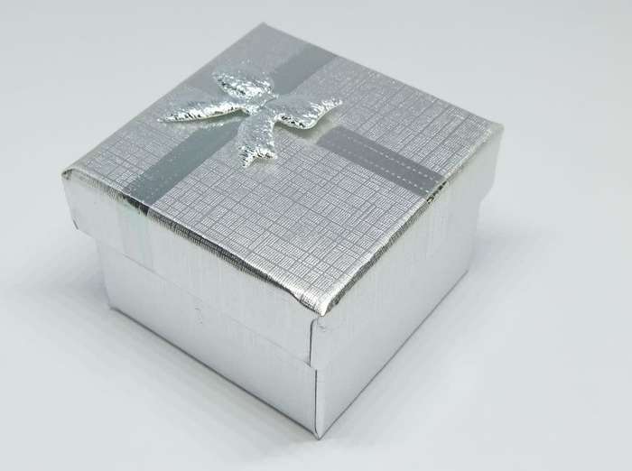 Three genuine sterling silver rings that interlock perfectly - Brand new - With gift box