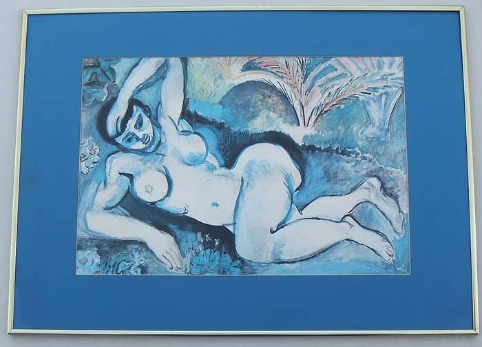 A rarely seen vintage professional art print of an artwork by Henri Matisse