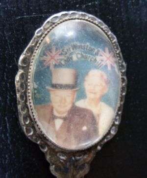 WINSTON CHURCHILL TEASPOON - POSTAGE R25