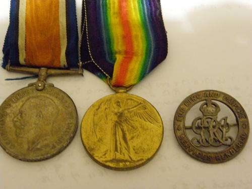 WW1 Pair to Pte R Lehmenrich 1 st  S.A.I.