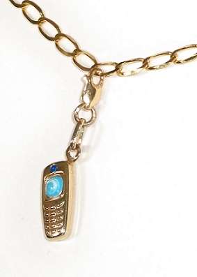 9ct gold clasp, 9mm: Attach, remove a pendant/charm onto different chains/bracelets. Ready for you