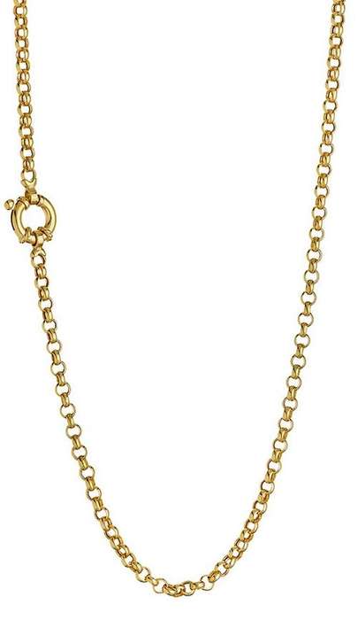 9k / 9ct gold Rolo / Belcher Signoretti CHAIN: 3.5mm wide, 50cm