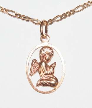 Angel pendant / charm, 19.2k / 19.2ct Portuguese rose gold. Ready for you. Last one!