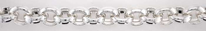 Rolo / belcher Signoretti CHAIN: 12.5mm wide, 55cm, sterling silver
