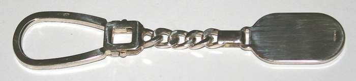 Golf ball Key Ring: sterling silver. Ready for you. Last one!