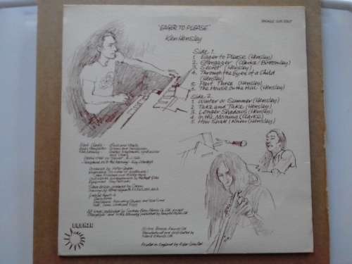 Ken Hensley ( lead singer of Uriah Heep ) -  Eager to Please ( scarce 1975 UK released EX / EX )