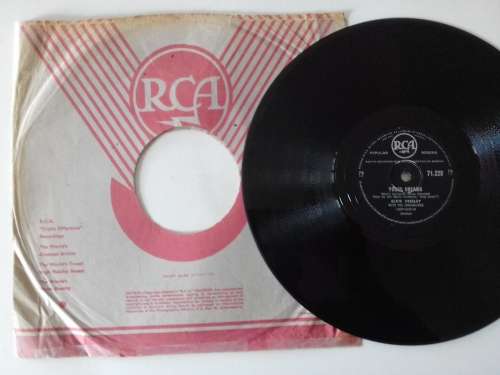 Elvis Presely  -  Young Dreams / King Creole  ( SA released 78 RPM record )